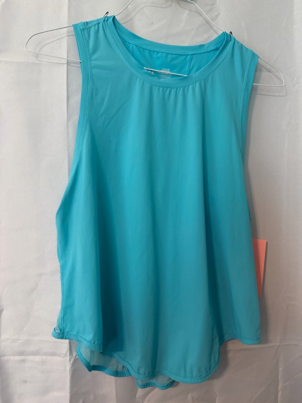 Women's Aqua Sleeveless Performance Tank Top